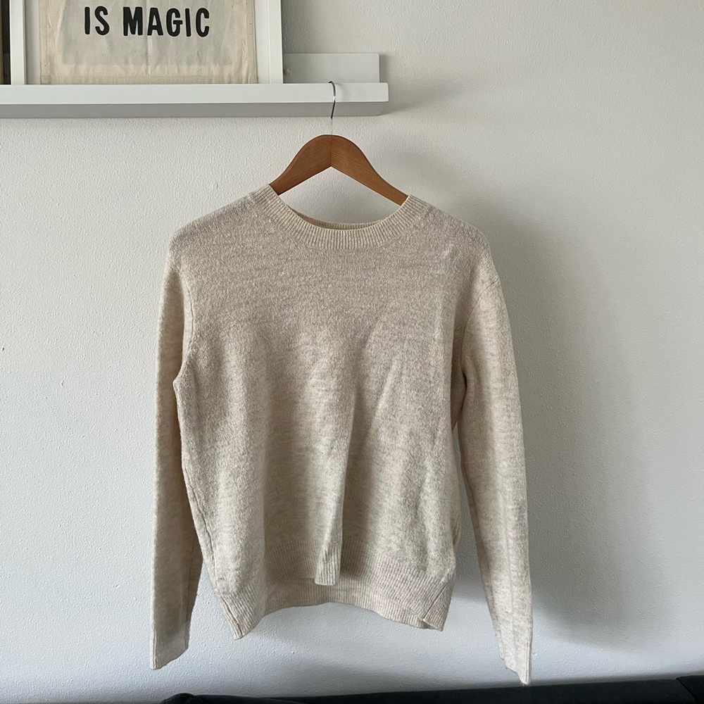 Oatmeal colored sweater
